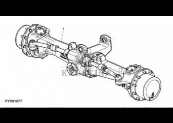 John Deere 7530 Premium - Oś przednia AL172323
