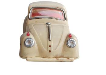 Stara zabawka samochód VW Garbus Beetle PF 175 z lat 60 unikat rarytas