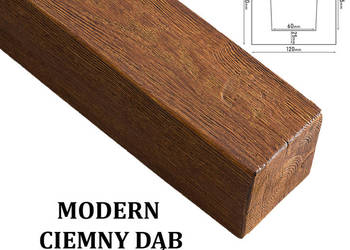 Belka Modern 12x12 cm Ciemny Dąb