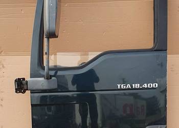 MAN TGA DRZWI LEWE LUSTERKO TAPICERKA SZYBA KOMPLETNE