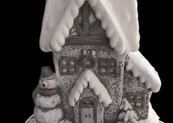 Domek zimowy , dekoracja