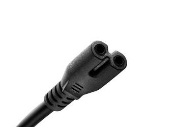 Kabel zasilający C7 2 pin 230V 1.5m CE TV RTV AGD ósemka jamnik radiowy
