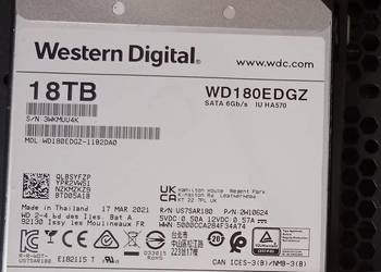 Dysk twardy WD WD180EDGZ 18TB SATA III 3,5" ( WD180EDGZ-11B2DA0 )
