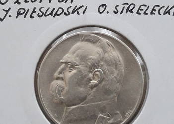 5 zł J. Piłsudski 1934 r.- nr 7- Orzeł Legionów- Piękne 5 zł J. Piłsudski 1934 r.- nr 7- Orzeł Legionów- Piękne