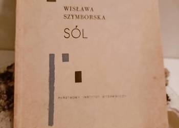 Szymborska Poezje wiersze Sól unikat okazy Księgarnia Praga
