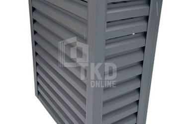 Osłona pompy ciepła 90x40x140 cm antracyt TKD187