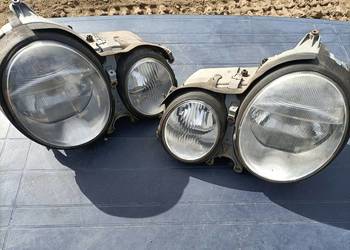 Lampa lampy przód przednie komplet halogenowe ORYGINALNE Mercedes W210 S210
