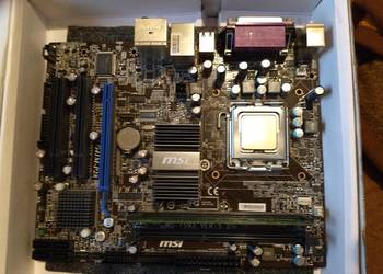 Komputer Płyta główna MSI G41MP28 Intel E5700 ram 2gb ddr3 ssd 60 lga 775