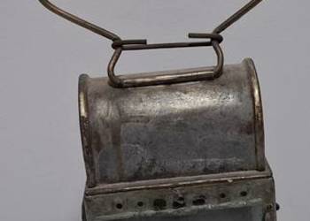 Lampa kolejowa, 11,5x12x20,5cm, 775g (Kolekcje, hobby, lampa)