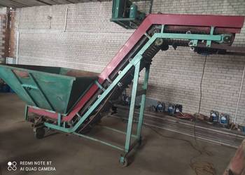 Kosz zasypowy z taśmociągiem