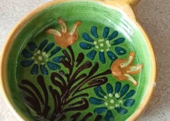 vintage patelnia ceramiczna