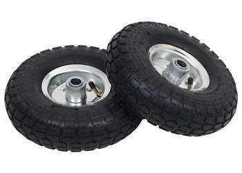 vidaXL Koła do wózka transportowego, 2szt., guma(SKU:142975)