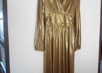 Sukienka złota xl długa