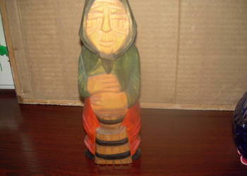 drewniana figurka-Baba 1974 r.