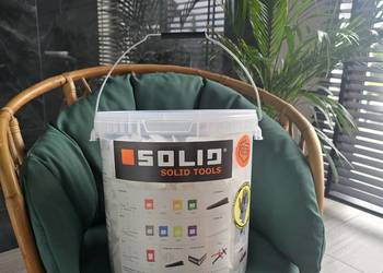 SYSTEM POZIOMOWANIA PŁYTEK SOLID KLIPSY 1,5mm 800szt wiadro 20L + rękawice