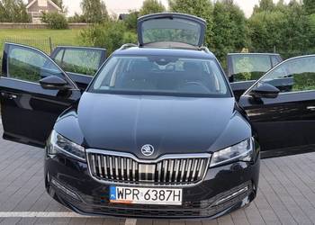 SKODA SUPERB KOMBI AMBITION, CZARNY, AUTOMAT 1.5TSI 150KM 2020r.