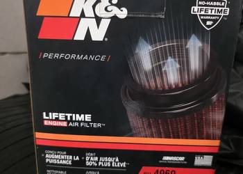 Stożkowy filtr powietrza airbox K&N RU-4960 Fi 70mm