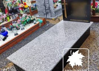 Nagrobki z płytą granitową. Trwałość w niskiej cenie. 3200zł!zł