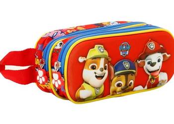 Piórnik 2 Przegrody Psi Patrol Saszetka 3D Chase Marshall