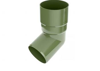 Bryza PVC Kolano 90 mm zielony