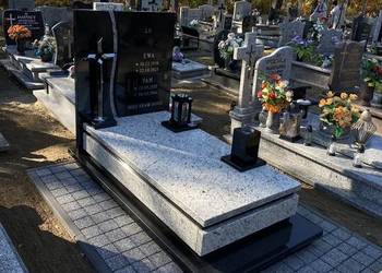 Granitowe POMNIKI / NAGROBKI Produkcja / Montaż