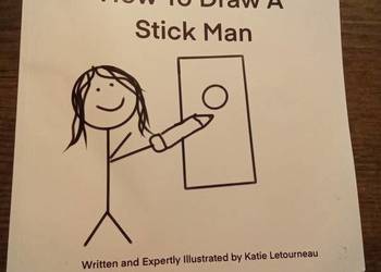 How to draw a stick man. Po angielsku!