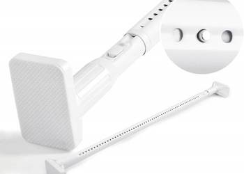 Deconovo Teleskopowy karnisz drążek do zasłony regulowany 100-250 cm Biały