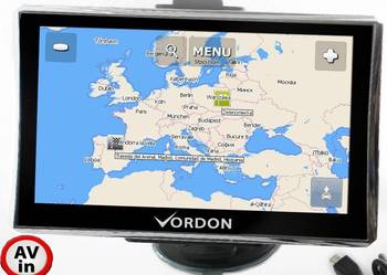 NOWA NAWIGACJA SAMOCHODOWA VORDON 7 Dożywotnio Mapy EU GPS