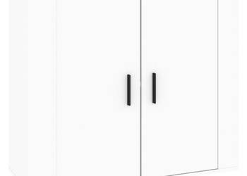 Szafka biała 80x33x70 cm materiał drewnopochodny WM-816560
