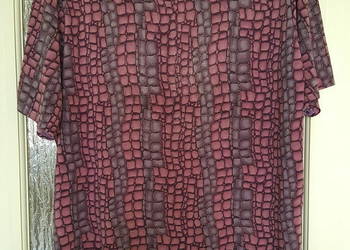 BLUZKA damska na lato, bluzeczka fioletowa, duży rozmiar BLUZKA damska na lato, bluzeczka fioletowa, duży rozmiar