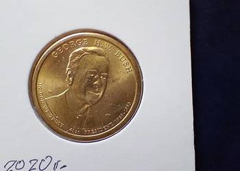 Stare monety 1 dolar 2020 Bush USA