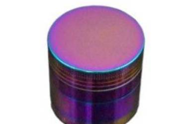 Tęczowy Młynek do Tytoniu Crusher Grinder dla Kobiety Dziewczyny Gentelo