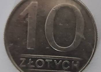 Moneta 10 złotych PLZ z PRL-u Polska