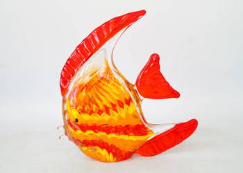 Figura szklana figura Murano style ryba rybka dekoracja prezent 5