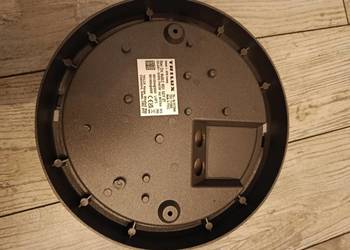 antracytowa lampa ścienna i sufitowa LED Trilux Skeo Circ