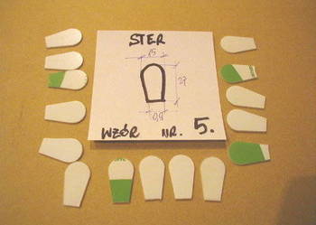 Cena wystawiona za pakiet sterów nr.5 w ilości 50 sztuk grubości 1 mm.