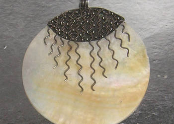 zawieszka muszla srebro 925_JSz