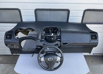 Deska rozdzielcza konsola - komplet airbag - Toyota Auris I