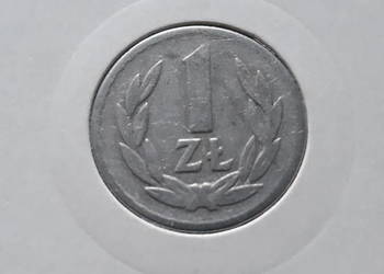 1 złoty 1965 r.- PRL- nr. 4 - Rzadkość 1 złoty 1965 r.- PRL- nr. 4 - Rzadkość