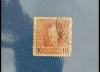 Królewska Poczta Polowa - znaczek 1916 okazja