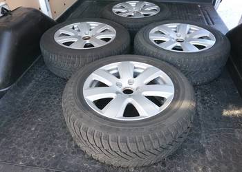 Felgi 7Jx16" ET42 ALU oryg. Audi kpl. 4 szt. z oponami zimow