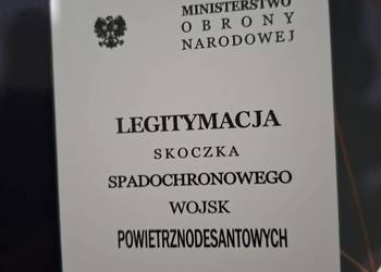 Legitymacja skoczka spadochronowego i instruktora spadochronowego