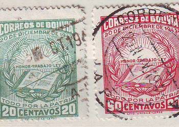 Zn. Boliwia Mi 302, 3 kas 1944