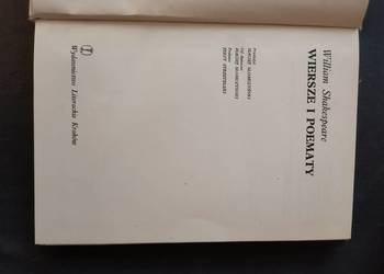 Shakespeare, Wiersze i poematy