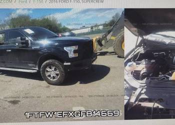 RAMA  FORD F-150, SUPERCREW 2016r.  przebieg 85 tkm