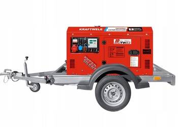 AGREGAT GENERATOR PRĄDOTWÓRCZY 16 kVA PRZYCZEPA