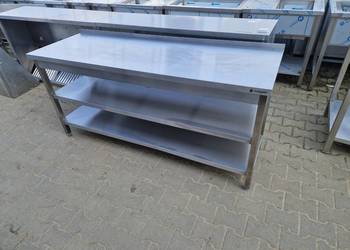 Stół Gastronomiczny Z 2 Półkami 185/60/85