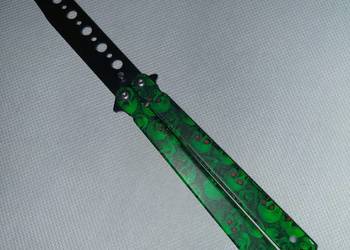 NÓŻ MOTYLKOWY TRENINGOWY TĘPY MOTYLEK DO TRENINGU