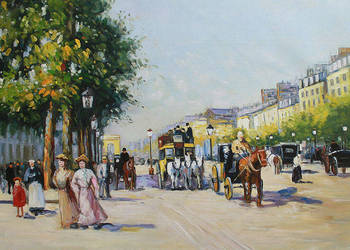 Prezent dla ojca Obraz Pola Elizejskie - Edouard Cortes