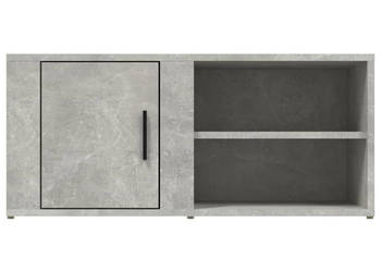 Szafki pod telewizor 2 szt. szarość betonu 80x315x36 cm WM-819445